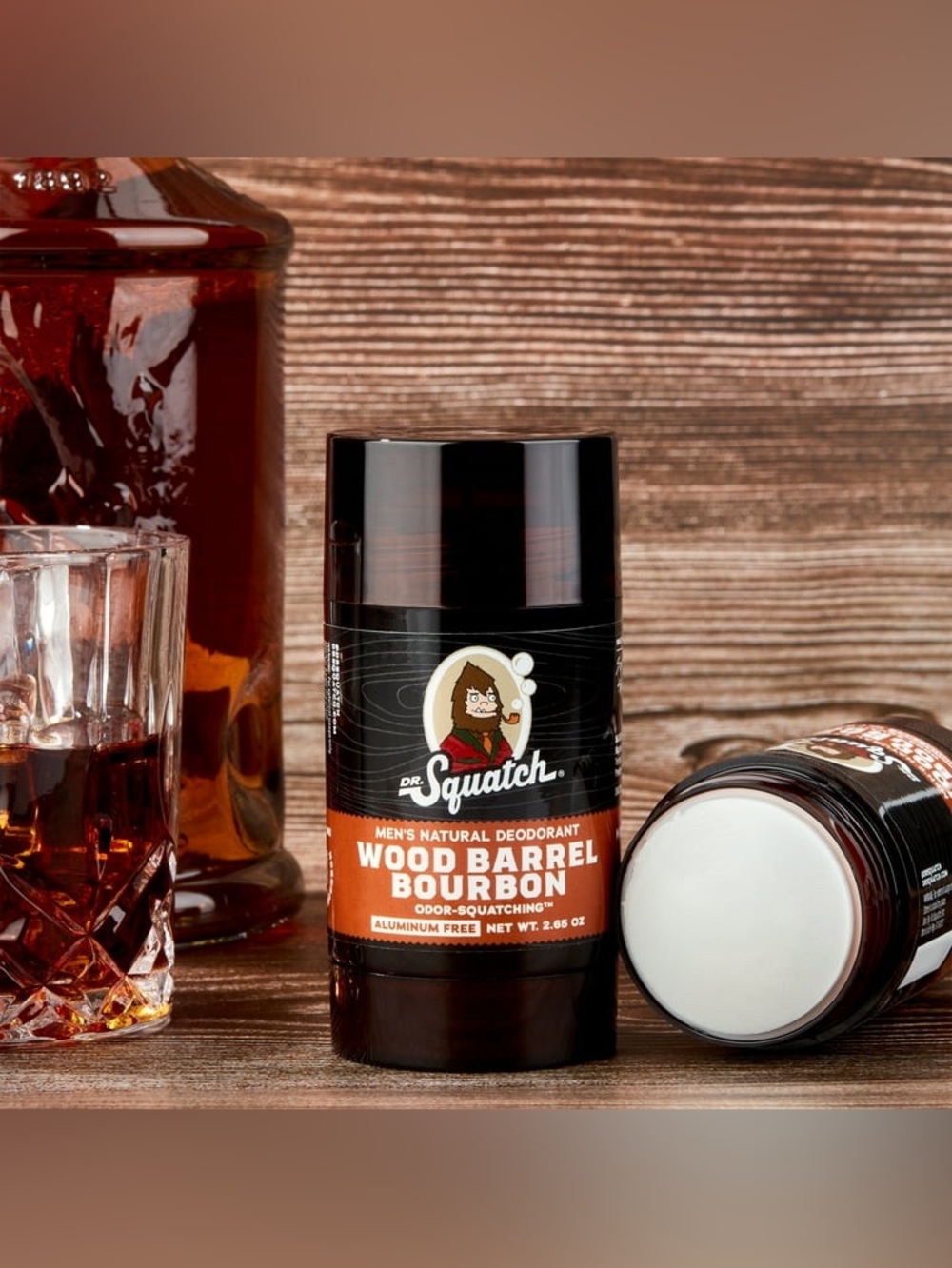 Dr. Squatch Natural Deodorant in Wood Barrel Bourbon
